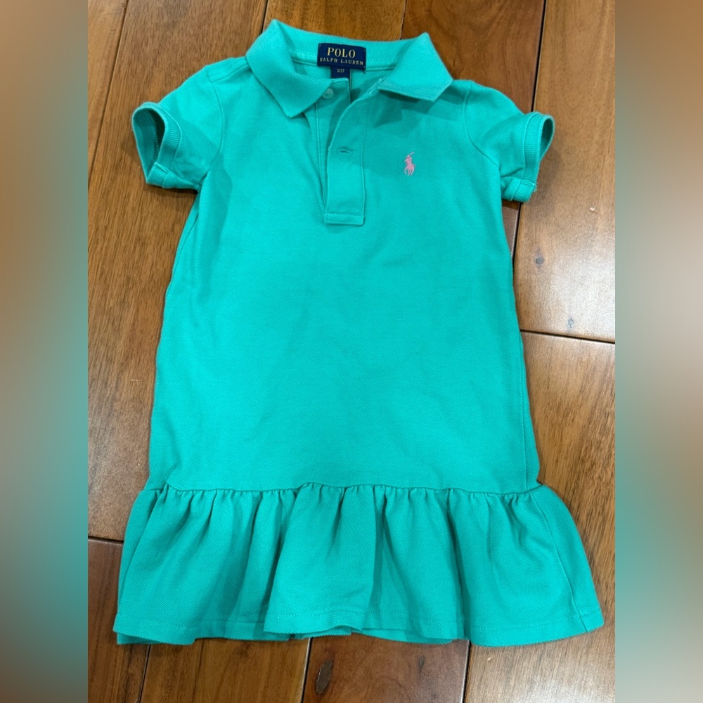 EUC Ralph Lauren Cotton Mesh Polo Dress Size 3T
